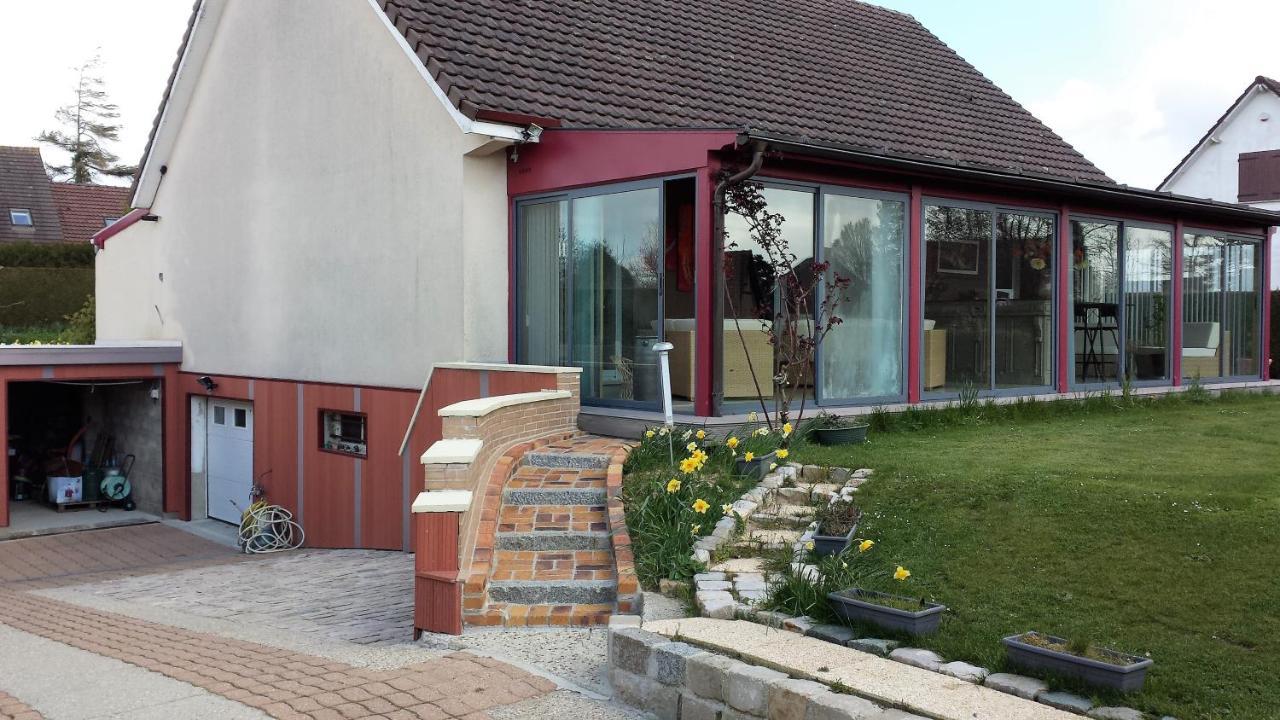 3 Chambres Privees Dans Un Jardin D'Hiver, Garage Voiture, Velos, Motos Tourville-sur-Arques Exterior photo